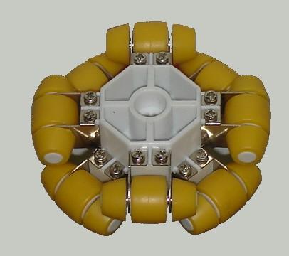 LEGO Mindstorm omniwheel or holonomic wheel isometric view